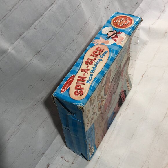 Melissa & Doug Spin-A-Slice Pizza Matching Educational Game Rare - Picture 4 of 10